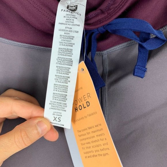 NWT Powerhold Salar Fabletics Mesh Leggings - Picture 10 of 11
